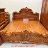 Giường nữ hoàng gỗ hương đá dài 2m rộng 1m80