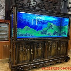bể cá gỗ mun