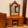 Bàn phấn vòm dáng nữ hoàng gỗ gõ đỏ