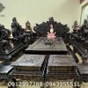 Siêu phẩm Rồng Đỉnh gỗ mun sừng bộ 17 món
