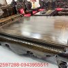 Sập tứ diện gỗ mun hoa Lào 1m97 x 2m37, chân 24